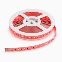Tira de Luz SYLVANIA IP20 Roja de 5m, 60 LED/M, Cuerpo de Aluminio, SMD2835, DC24V, 24W, Botón Manual, Certificación ROHS, para TV