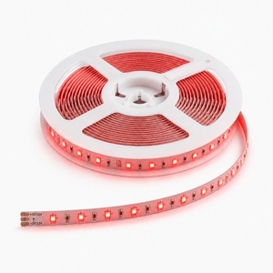 Tira de Luz SYLVANIA IP20 Roja de 5m, 60 LED/M, Cuerpo de Aluminio, SMD2835, DC24V, 24W, Botón Manual, Certificación ROHS, para TV - Product Image 1