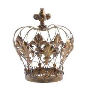 Couronne en métal Décoration royale et élégante Matériau de haute qualité Idéal pour la décoration de bureau à domicile et d'événement de luxe - Product Image 3