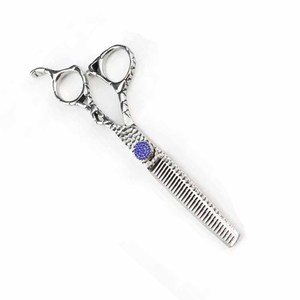 Ciseaux à effiler les cheveux de barbier à poignée Dragon 6.5 "avec lames tranchantes durables Ciseaux à effiler les cheveux antidérapants - Product Image 4