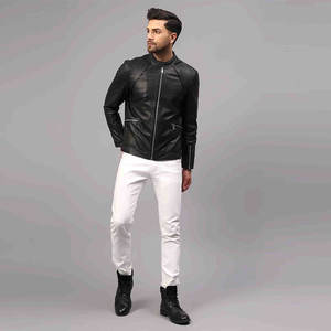 Chaquetas de Cuero de Diseño Profesional para Hombre, Estilo Urbano, Cálidas para Invierno y de Secado Rápido, Logotipo Frontal Personalizable - Product Image 1