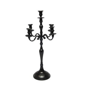 Good Quality and Design Hot Selling Wedding Centerpiece Decorative Candle Holder <b>Candelabra</b> With Antique Color - Product Image 4