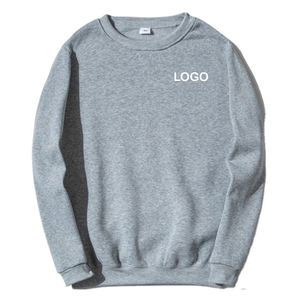 เสื้อสเวตเตอร์แบบสวมหัวสำหรับผู้ชายผ้าคอตตอนผ้าโพลีเอสเตอร์กันความร้อนสำหรับฤดูหนาวผ้าคอตตอนปักลาย3D ตามสั่ง - Product Image 1