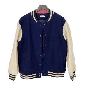 New Arrivals Embroidery Fashion Streetwear <b>Coat</b> Men Wool Letterman Bomber Baseball Varsity Jacket Plus Size - Product Image 4