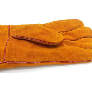 Guantes de soldadura de cuero de fibra de papel de aluminio resistente al calor extremo guantes de extinción de incendios de seguridad industrial impermeables - Product Image 4
