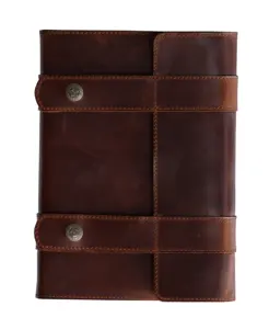 皮革日记本可再填充设计手工日记本笔记本或旅行者日记本男女通用最佳礼品