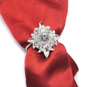 Forte demande attrayant or Rose cristal strass diamant rond de serviette pour mariage et fête décoration de Table - Product Image 6