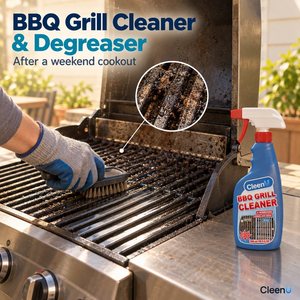 Spray detergente per barbecue 500ml, sgrassatore per griglie da esterno, detergente per griglie, coperchi, cappe e ripiani laterali, OEM all'ingrosso - Product Image 2