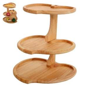 ชั้นวางคัพเค้กไม้แบบหลายชั้น |   งานฝีมือคุณภาพพรีเมียม |   โรงงานขายส่งจำนวนมาก - Product Image 1