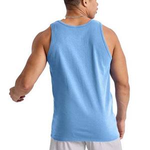 เสื้อกล้ามผ้าฝ้ายแขนกุดสำหรับผู้ชายไซส์พิเศษเสื้อกล้ามใส่วิ่งออกกำลังกายแบบถักธรรมดา - Product Image 2