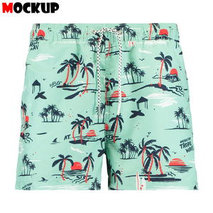 2025 Usine Vente Impression Numérique Logo Personnalisé Natation Haute Qualité 100% Polyester Hommes Shorts Décontractés pour Hommes - Product Image 6