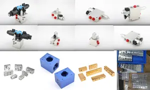 Усовершенствованный CNC индивидуальный цинковый хромированный гидравлический коллекторный клапанный блок пользовательская обработка алюминия CNC Service