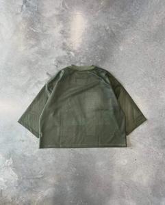 Camiseta de Fútbol Americano de Alta Calidad, Personalizada, Moderna, Corta, Retro, Holgada, de Malla, Modelo MS-AF-1541 - Product Image 2