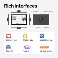 Panel de Control de Energía Inteligente Android Personalizado de 10.1 Pulgadas con NFC ODM 4G LTE POE, Tableta de Pared para Monitoreo de Energía en Edificios