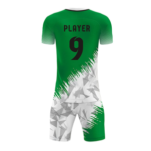 Camiseta de fútbol ligera de alta calidad personalizable totalmente ajustable medias mangas últimos diseños alta tasa de personalización fútbol - Product Image 4