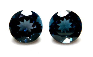 ท็อปาสสีน้ําเงินธรรมชาติ 100% ของแท้ทรงกลมเพชรพลอยทรงเพชรหลวมหลวมสําหรับเครื่องประดับใช้ในราคาขายส่ง - Product Image 4