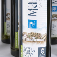 Pack de 12 Huiles d'Olive Extra Vierge Malaca Vetus Coupage Hojiblanca Picual d'Espagne pour la Cuisine et les Vinaigrettes 250ml