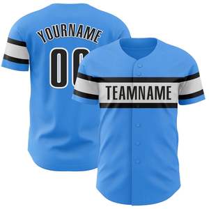 Maillots de sport de transfert de chaleur pour hommes imprimés 100% polyester à séchage rapide évacuant l'humidité Design uni Softball Baseball - Product Image 6
