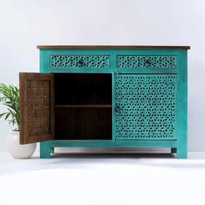 Green <b>Sideboard</b> with Drawers - Product Image 4