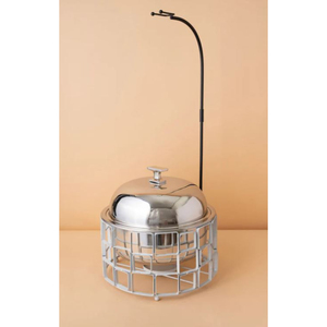 Premium Quality Stainless Steel Chaffing Dish Home Hotel Accessories Catering Side Dish Chaffing Dish Food Heated Pot - Product Image 3