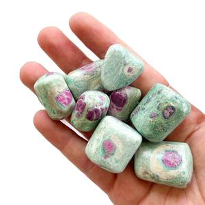 Meilleure vente cristal vente en gros rubis naturel fuchsia pierre tombée pour reiki guérison pierre précieuse en vrac fabricant kinggemmes - Product Image 6