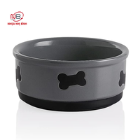 Bols pour chiens et chats en plastique de qualité supérieure, écologiques, ronds, élégants, durables, robustes, avec fond antidérapant, mangeoire multi-animaux
