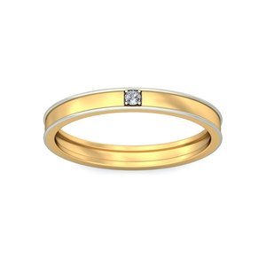 Ishi แหวนเพชร18K สำหรับผู้ชาย - Product Image 4