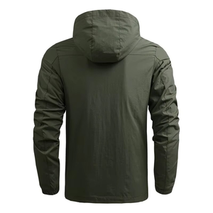 Nouvel arrivage Veste matelassée printemps pour hommes en nylon/polyester imperméable coupe-vent surdimensionné réfléchissant fermeture éclair personnalisée vierge - Product Image 4