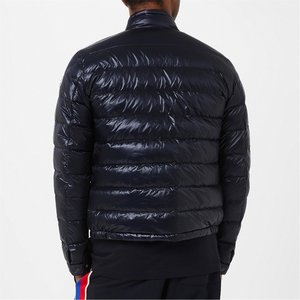 Chaqueta de Invierno Acolchada Negra Brillante con Cremallera para Hombre, Talla Grande, Fabricante Personalizado, Chaqueta Abrigada de Burbujas, Ropa de Calle de Invierno - Product Image 3