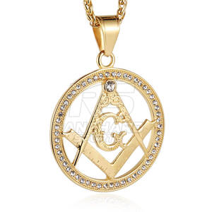 Ensemble de collier et de bijoux maçonniques, vêtements de cérémonie de la loge maçonnique, ensemble de collier et de bijoux maçonniques - Product Image 2