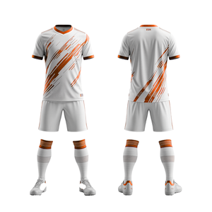 Nuevo Conjunto de Uniforme de Fútbol, Camiseta y Pantalones Cortos Motion Line, Ropa Deportiva para Equipo, Kit de Entrenamiento - Product Image 3