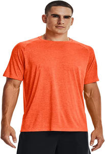 Camiseta de gimnasio de algodón/poliéster transpirable de alta calidad para hombre, camiseta personalizada de talla grande de media manga, diseño gráfico de Color cómodo, forro polar - Product Image 3