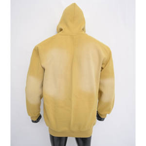 เสื้อฮู้ดมีซิปของผู้ชายผ้าขนแกะ100% ใยไผ่ระบายอากาศได้ดีเป็นมิตรกับสิ่งแวดล้อมกันลมสำหรับฤดูหนาว - Product Image 4