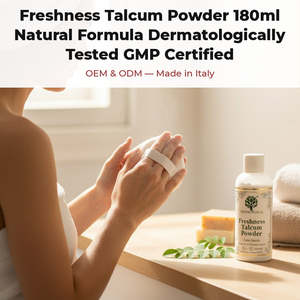 RedMoringa 180ml Testé dermatologiquement Certifié GMP Marque privée OEM Fraîcheur italienne Formule naturelle Poudre de bain - Product Image 2