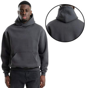 Vente chaude Oversize Hoodies De Base Coton Mélangé Personnalisé Respirant Bonne Qualité Hommes Oversize Hoodies - Product Image 6