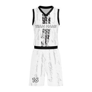 Kit de uniforme de baloncesto personalizado para hombres, nombre y número personalizados, tela ligera para mayor comodidad y rendimiento - Product Image 2