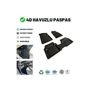 Toyota Avensis berlina 2012 4D piscina universale nuova generazione tappetino nero oro serie - Product Image 3
