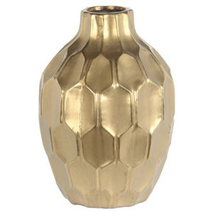Vase à fleurs de luxe en cuivre plaqué fini avec un design vintage parfait pour la vaisselle élégante et la décoration intérieure - Product Image 4