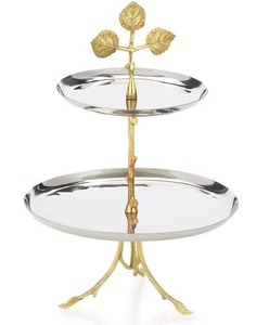 Support à gâteau en bois et résine support à dessert décoratif élégant pour fête d'anniversaire de mariage et utilisation de cuisine à domicile moderne d'Inde - Product Image 3