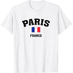 Camiseta con logotipo de impresión personalizado de punto de poliéster y algodón de última tendencia, ropa promocional de ajuste Regular con estilo, camisetas para hombre - Product Image 5