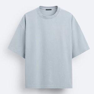 เสื้อยืดคอกลมสำหรับผู้ชายผ้าคอตตอน100% แบบแห้งเร็วระบายอากาศได้ดี - Product Image 4