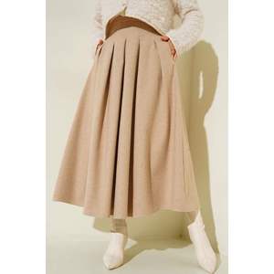 กระโปรงแคชเมียร์มีจีบ - Product Image 4