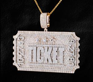 Collar con colgante de diamante Moissanite de alta calidad en plata de ley para joyería de moda a los mejores precios - Product Image 3