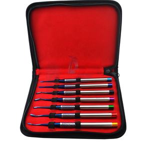 ชุดอุปกรณ์ยกฟัน PDL คุณภาพสูง 7 ชิ้น พร้อมกระเป๋าหนัง ได้รับการรับรองมาตรฐาน CE สำหรับการผ่าตัดช่องปาก - Product Image 1