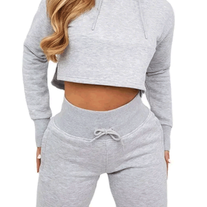 Sudadera con capucha larga de invierno de gran tamaño para mujer, chándal de talla grande con estampado de logotipo personalizado transpirable de lana de algodón 100% de alta calidad - Product Image 2