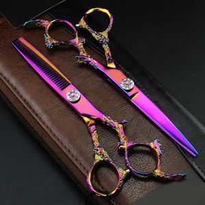 Tijeras de corte de pelo de acero inoxidable profesionales personalizadas, instrumentos de corte de pelo de precisión, diseño ergonómico, belleza de borde afilado - Product Image 1