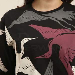 Camiseta Oversize para Mujer al por Mayor, Ajuste Holgado, Manga Corta de Verano, Algodón Poliéster, Secado Rápido, Transpirable, Alta Calidad - Product Image 4