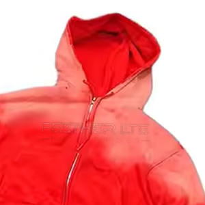 Survêtements décontractés à capuche pour hommes grandes tailles, couleur unie, effet délavé, en différentes couleurs, 100 % coton respirant, mode hiver - Product Image 6