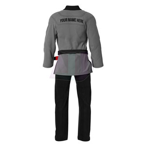 Heavy Duty BJJ Uniform Sets Front Logo Durable Breathable Polyester/Cotton Training Suit <b>for</b> Hard Training Sessions - Product Image 2