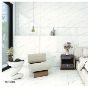 Carreaux de sol et de mur en porcelaine 600x1200 aspect pierre et marbre avec finition mate et brillante pour applications intérieures - Product Image 1